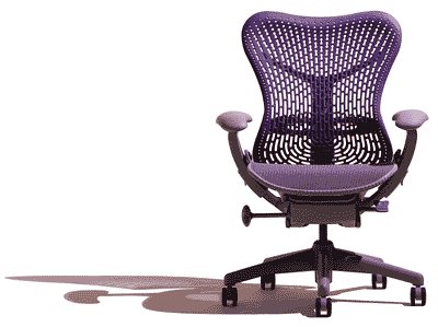 Herman Miller Mirra Chair; Fully Loaded; Color: Graphite 