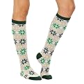 Xhilaration&reg; Junior Knee High 3 Pack Socks - Green & Gray Fair Aisle/Green With Blue & Yellow Stripes/ Solid Light Heather Gray - One Size