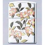 zippoライター 電鋳十二月シリーズジッポー 三月『 椿 』