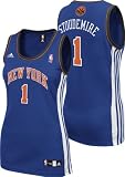 Amar'e Stoudemire Women's Jersey: adidas Blue Replica #1 New York Knicks Women's Jersey