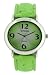 Citron Ladies Fashion Watch with Green Dial and Strap
