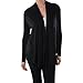 Azules Women's Rayon Span Open Front Drape Cardigan