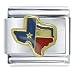 Jewelry : Texas State Flag Italian Charms Bracelet Link