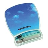 Electronics : 3M Gel Wrist Rest With Precise Mouse Mat Surface Beach