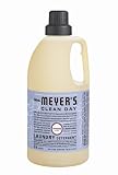 Mrs. Meyers Clean Day Laundry Liquid Detergent, Lavender, Six - 64 Ounce Bottles (384 Ounces)