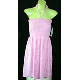 Terry Dirndl Babydoll Dress Cover Up (Available in White, Black, Hot Pink, Lime, Yellow, Brown) at Absolutely
