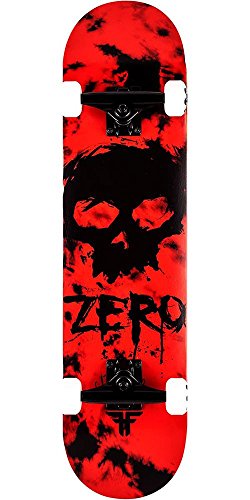 Zero Jamie Thomas Fallen Blood Skull Complete Skateboard - Red/Black - 7.75in