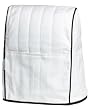 KitchenAid KMCC1WH Stand Mixer Cloth Cover, White with Black Trim