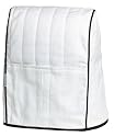 KitchenAid KMCC1WH Stand Mixer Cloth Cover, White with Black Trim