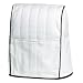 KitchenAid KMCC1WH Stand Mixer Cloth Cover, White with Black Trim