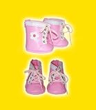 Pink Floral Boots clothes fits 12 Snuggl'ems, 8 - 10 Stuffed Animal kits & most Webkinz & Shining Star animals