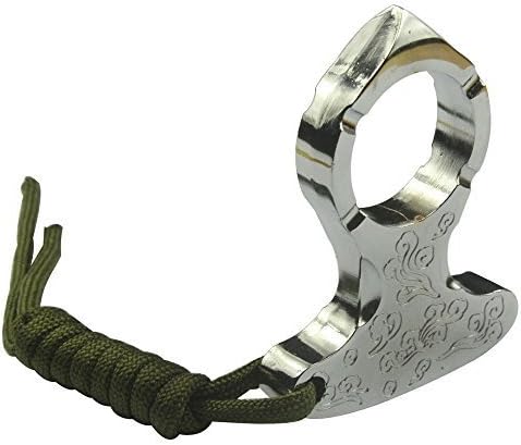 Charm Pendant Skull Keychain Self Defence Emergency Survival Tool EDC Tool by HOD