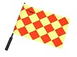 Champion Sports Soccer Linesman's Flags - Diamond Pattern