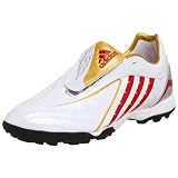 adidas Men's Absolado PS TRX Turf Soccer Shoe,White/Red/Gold,9.5 M