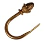 BCL Drapery Hardware 58CNHB Pine Cone Holdback, Set of 2, Antique Gold