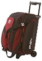 Kr Eliminator Double Roller Bowling Bag Black/crimson Red