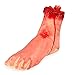 ONEDONE Cut Off Foot Body Parts - Foot Halloween Prop and Haunted House Decorations