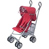 RED CASTLE SPORT - POUSSETTE CANNE FILOO CHASSIS GRIS ROUGE