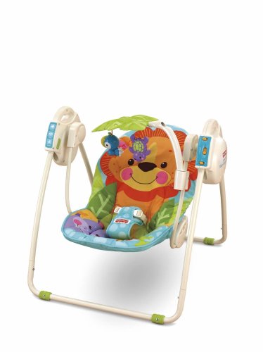 Fisher-Price Precious Planet Open Top Take-Along Swing, Blue Sky