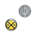Railroad crossing Traffic Sign - Train Metal Craft Sewing Novelty Buttons - Set of 4