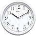 10" WHT Plas Wall Clock