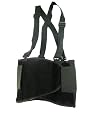 Genau Gear 8105 Back Support Belt, Black Polyester, XXL