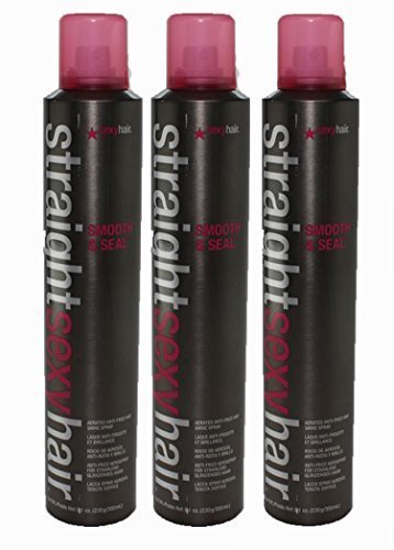 Sexy Straight Smooth and Seal Hair Spray 8.1 Ounce (Pack of 3)
