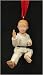 Black Belt Karate Girl Sports Christmas Ornament