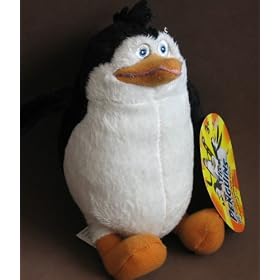 Madagascar Full-O-Beans Plush Skipper Hooga Loo Favorite Characters by Nickelodeon The Penguins of Madagascar Dreamworks