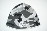NFL Kansas City Chiefs Black White Camo Tonal Beanie Hat Toque