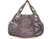 Loungefly Purple Tweed Sugar Skull Large Satchel Handbag