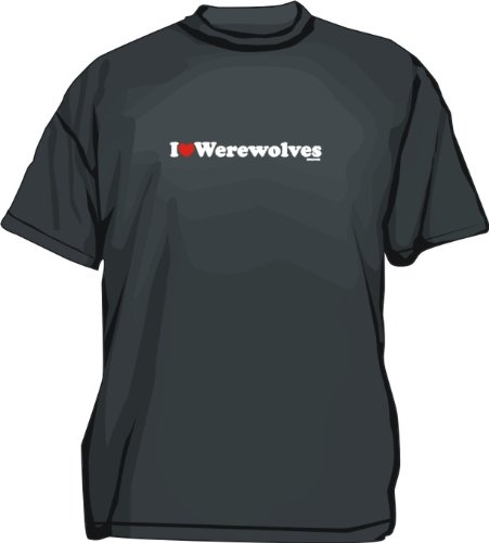 I Heart (Love) Werewolves Kids T Shirt 2T thru Youth XL