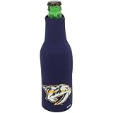 NHL Nashville Predators Navy Blue Zippered 12oz. Bottle Koozie