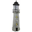 3 Foot Tall Lighthouse Solar Light 36 Inch House Gray