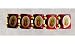 Our Lady of Guadalupe Bracelet with Gold Plated Beads