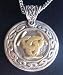 Nordic Odin's Power and Freya Goddess of Magic Pewter Celtic Viking Moon Valknutr Pendant Necklace
