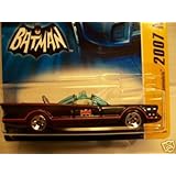 Mattel Hot Wheels 2007 New Models 1:64 Scale Black 1966 Television Series Batmobile Die Cast Car #015