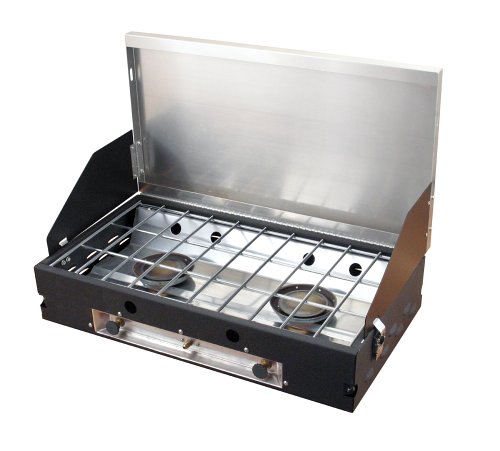 Camp Chef Sport Utility ATS-50T Aluminum Table Top Sport Stove, Black/Aluminum