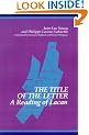 The Title of the Letter: Reading of Lacan (SUNY Series in Contemporary Continental Philosophy)