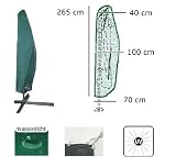 Schutzh�lle f�r Sonnenschirme Ampelschirme, gr�n