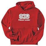 Sweatshirt Red  Usa Fitness Leader Occupations