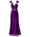 Velvet applique dress