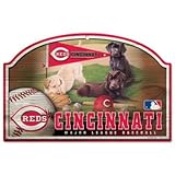 IMAGE OF Cincinnati Reds Wood Sign
