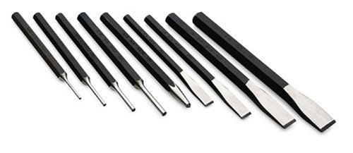 SK Hand Tools 6009 9-Piece Punch and Chisel Set