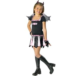 Fun World 27042 Sweetheart Bat Child Costume Size Medium- Girls 8-10
