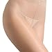 Best Women's Control Top 10 Den All Sheer Toe silk stockings Tights Panty Hose, Nude, M-L,Nude,Medium / Large
