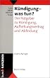 K�ndigung - was tun?. Der Ratgeber zu K�ndigung, Aufhebungsvertrag und Abfindung