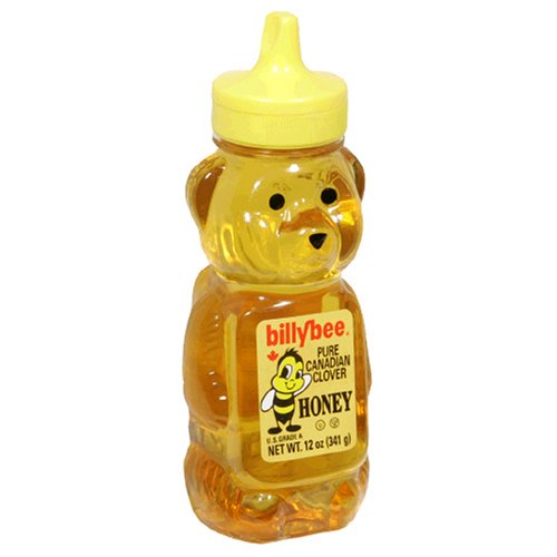 Billy Bee Liquid Honey Bears, 12-Ounce Bears (Pack of 6) by BILLY BEE