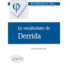 Vocabulaire de Derrida