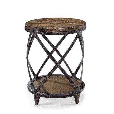 Magnussen T1755 Pinebrook Distressed Accent Table